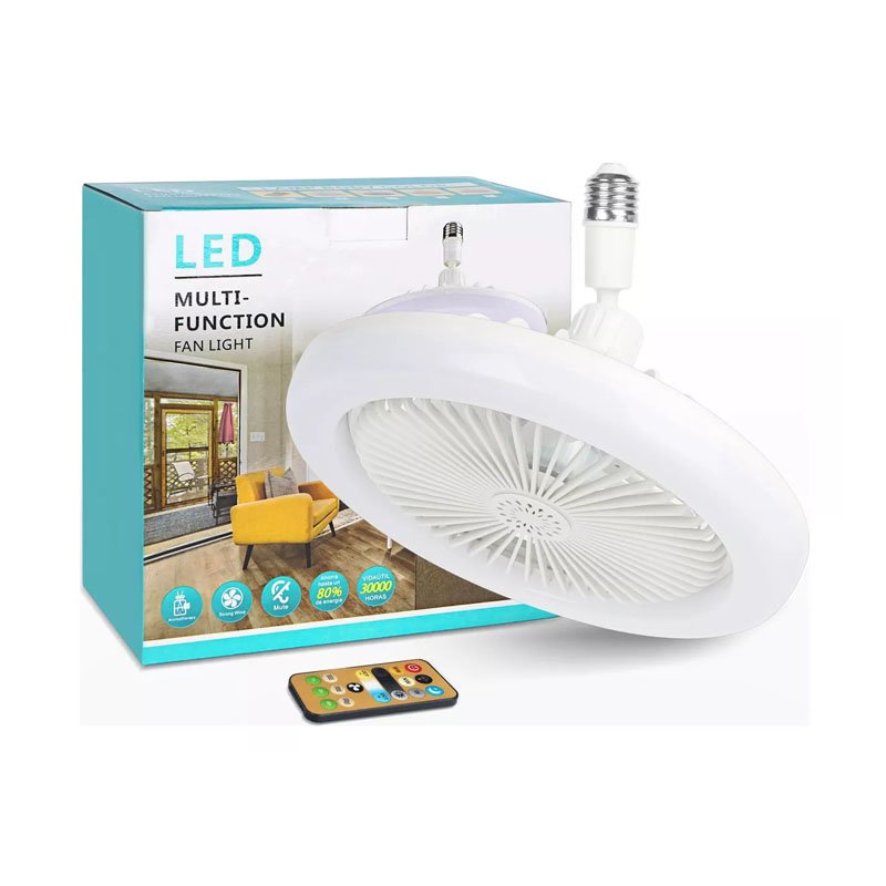 Ventilador con lámpara Led