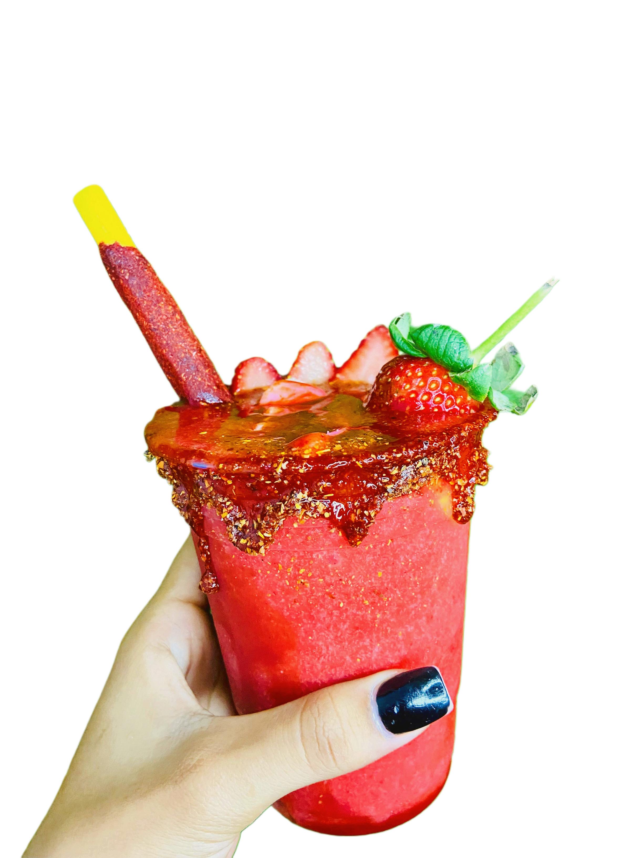 Pica fresa jugo 