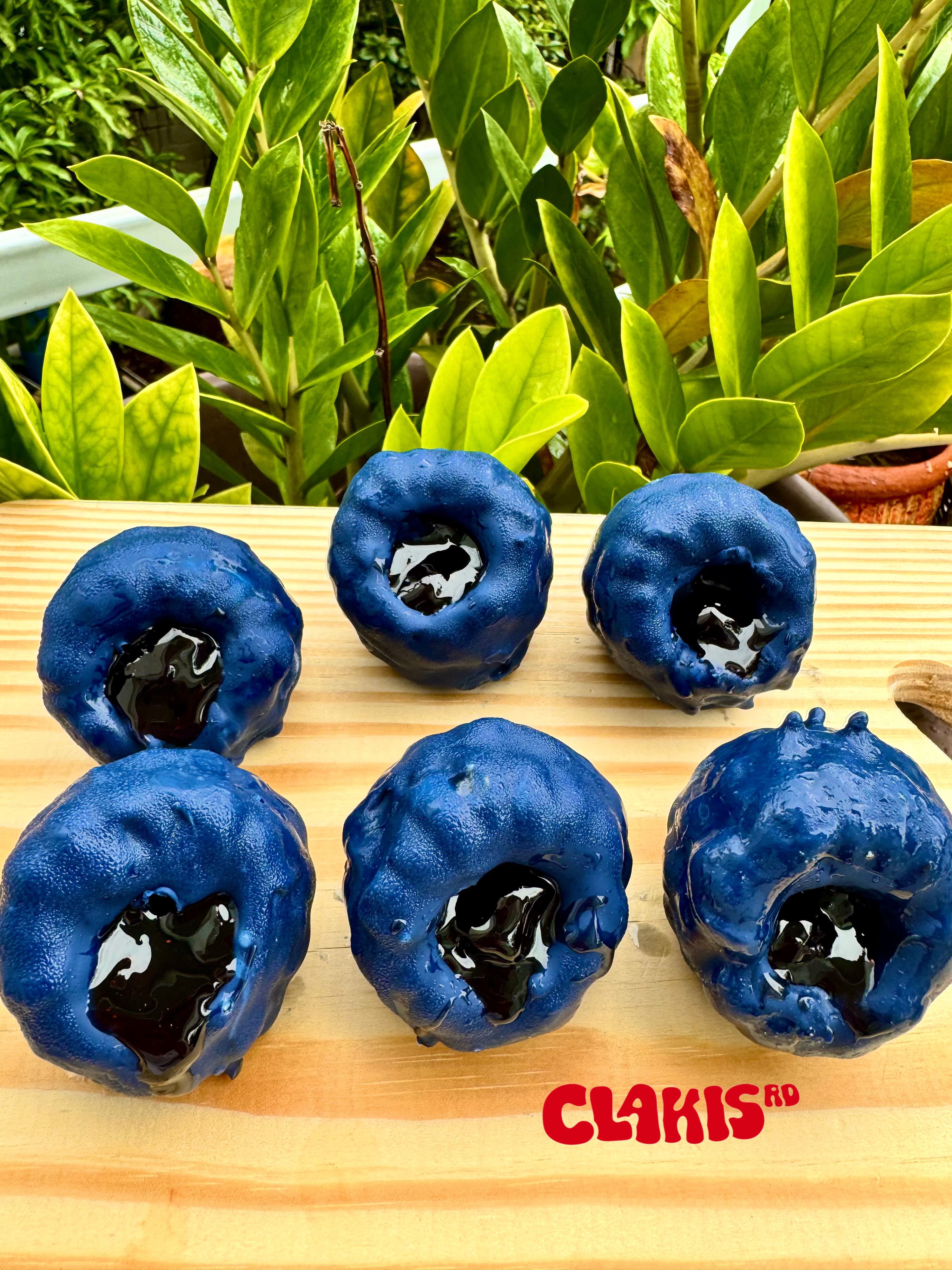 Fruit mousse blue berry 