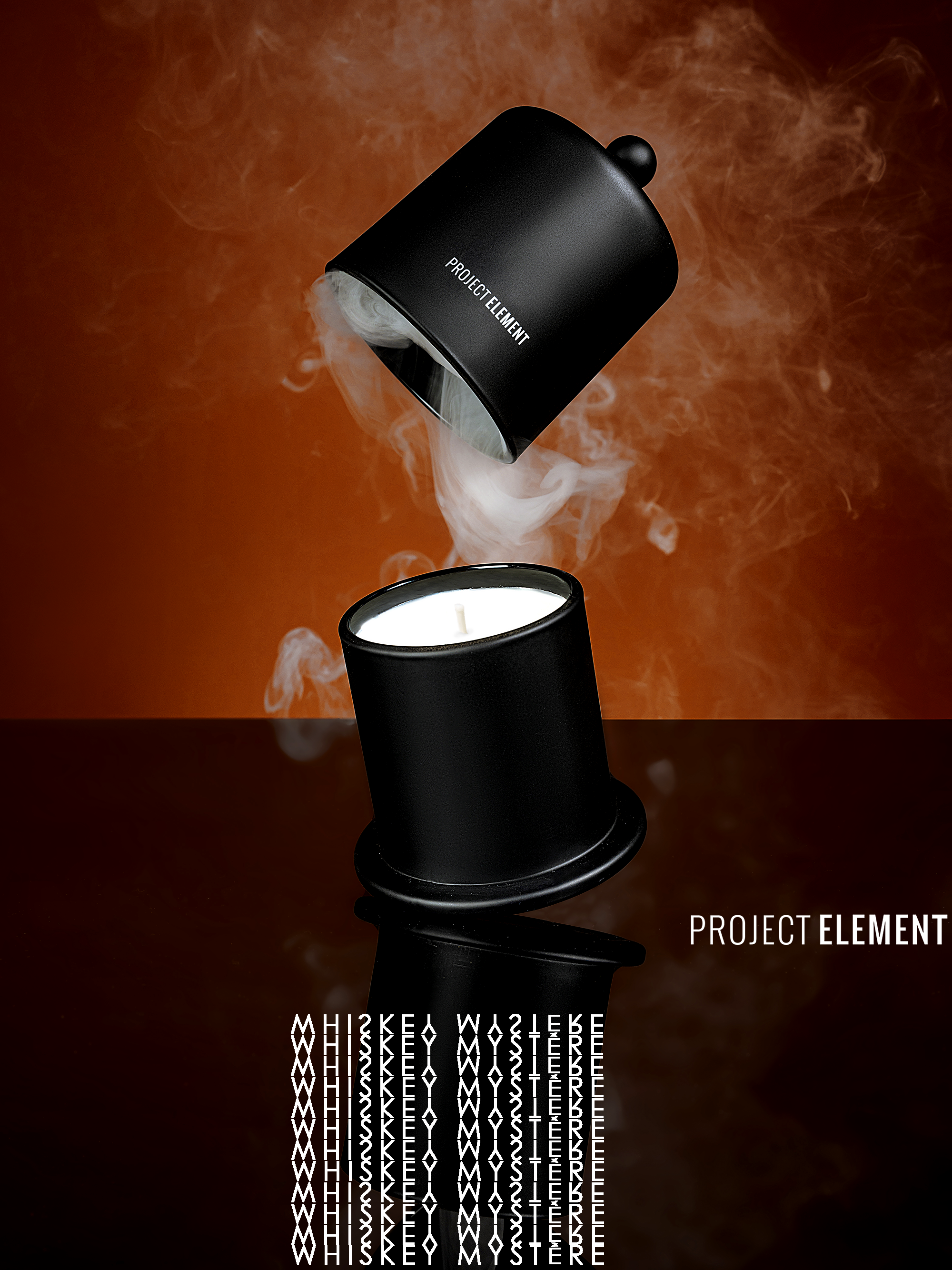 PROJECT ELEMENT Scented Candle Whiskey Mystere