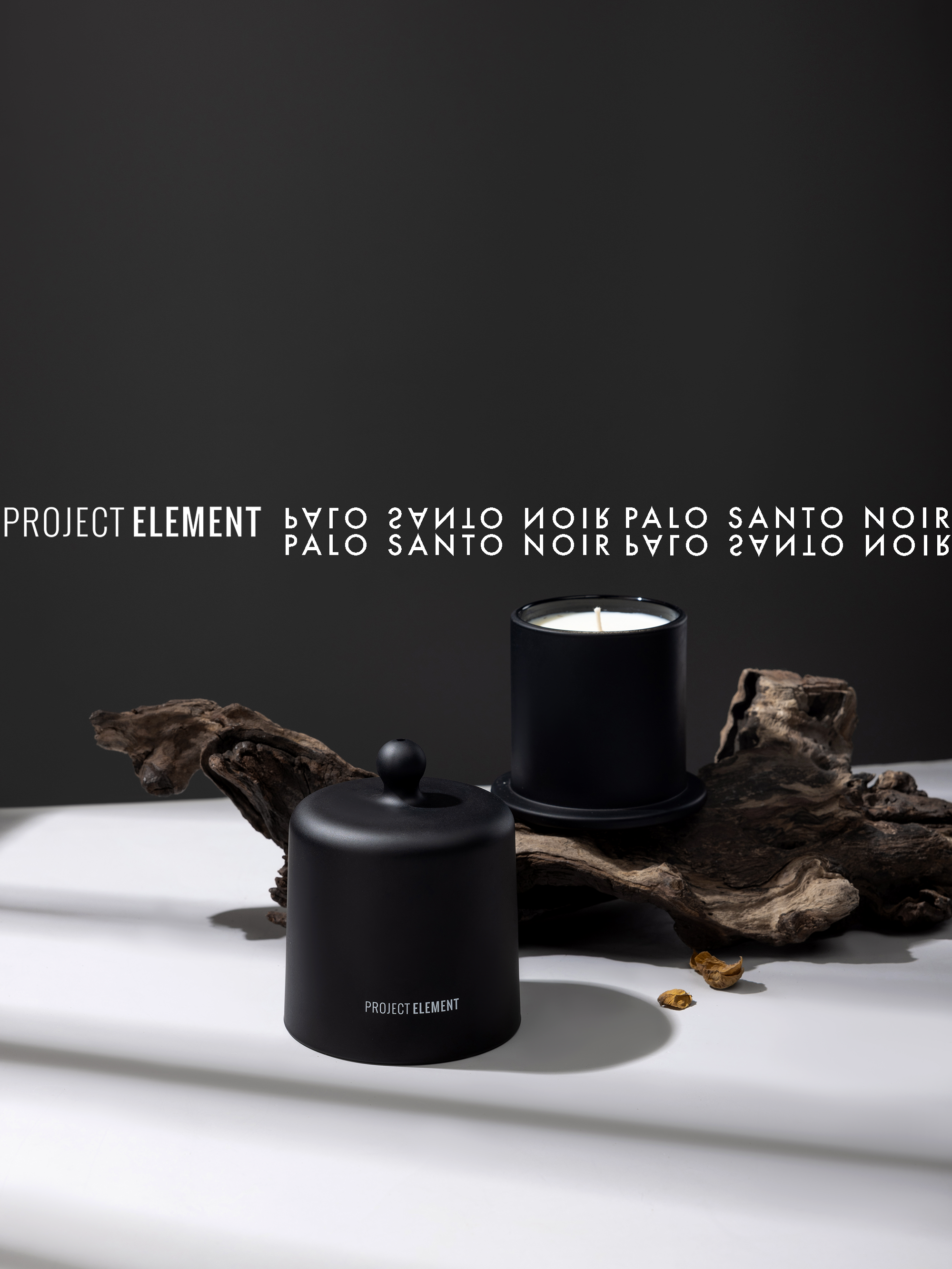 PROJECT ELEMENT Scented Candle Palo Santo Noir