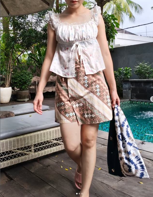 Bali Geometric Patterned Shorts