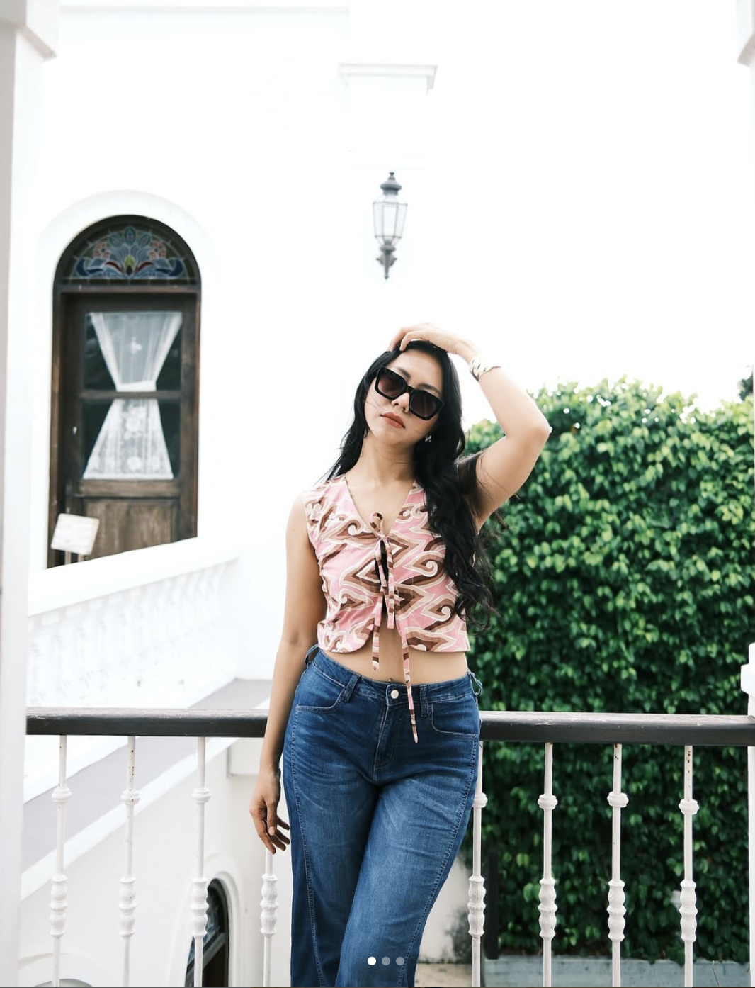 Batik Singlet/Crop Top