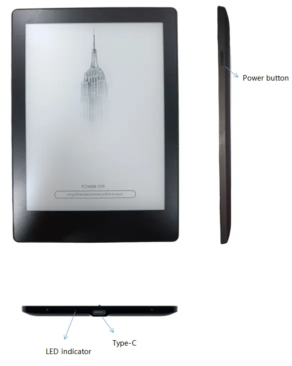 Multifunctional e-book reader