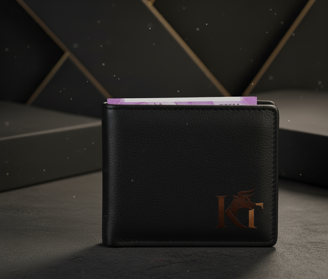 KAB TRENDS Sleek & Stylish Men’s Black Wallet
