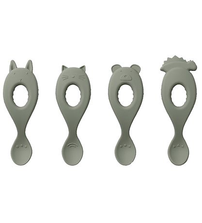 LIEWOOD - Liva silicone spoon 4pack