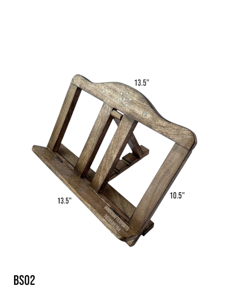 Wooden Book Stand
