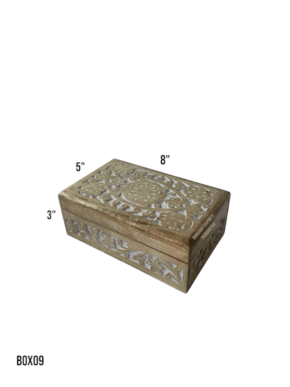 Handcrafted Wooden Decorative Box