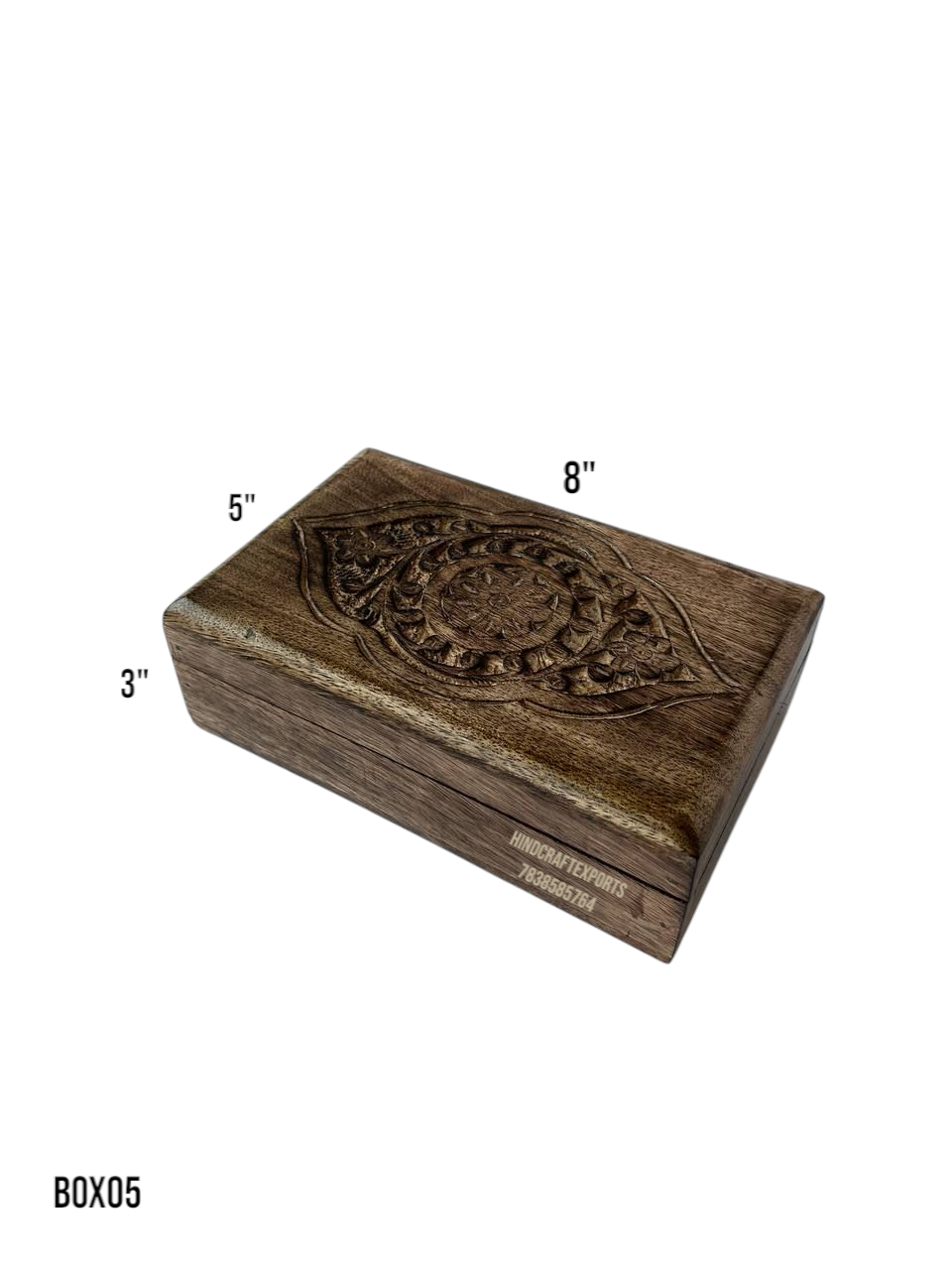 Handcrafted Wooden Keepsake Box