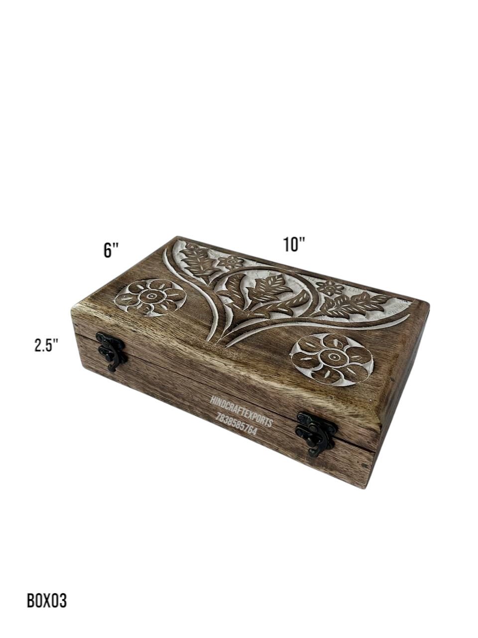 Handcrafted Wooden Decorative Box