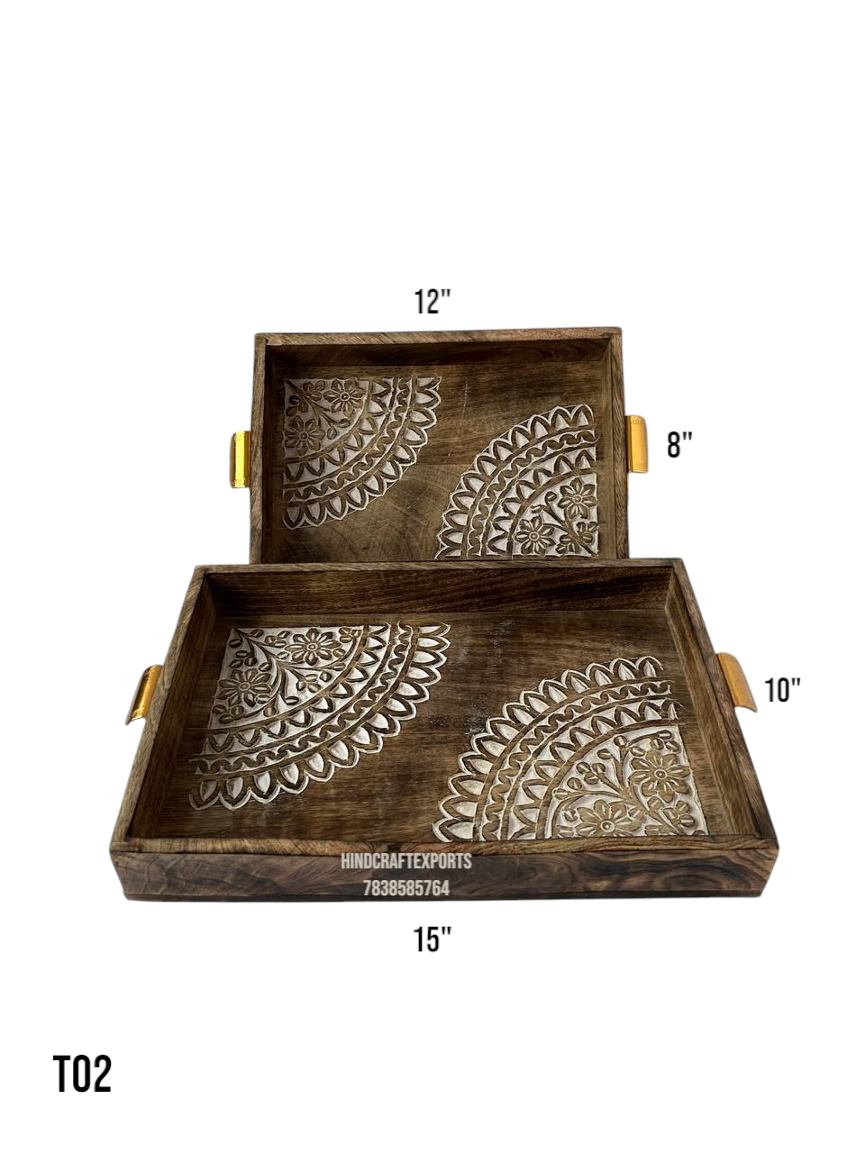Handcrafted Wooden Serving Trays