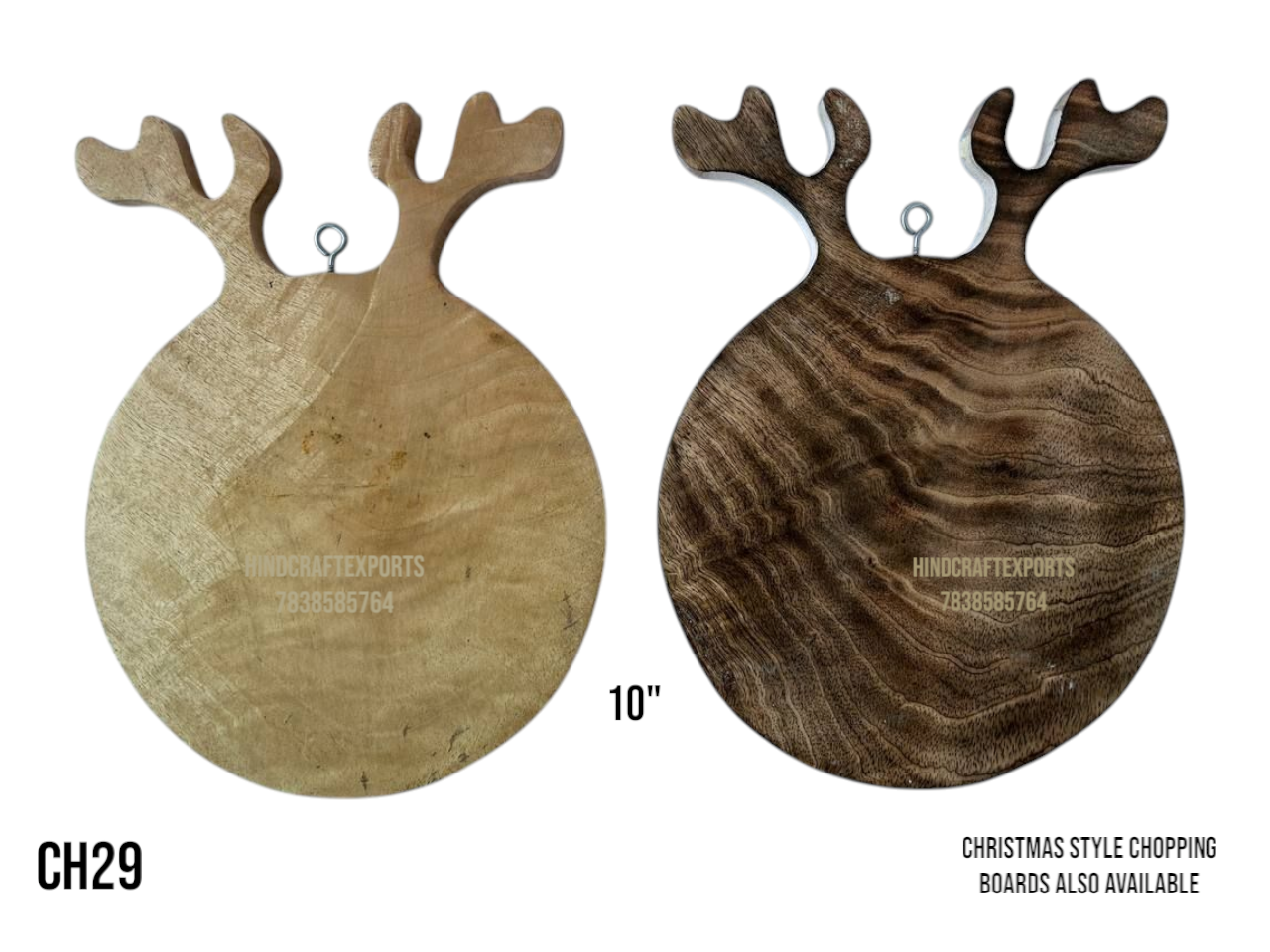 Christmas Reindeer Shape Chopping Board