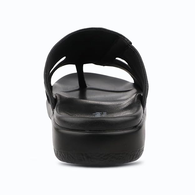 Franky Black Micro Slide Sandal