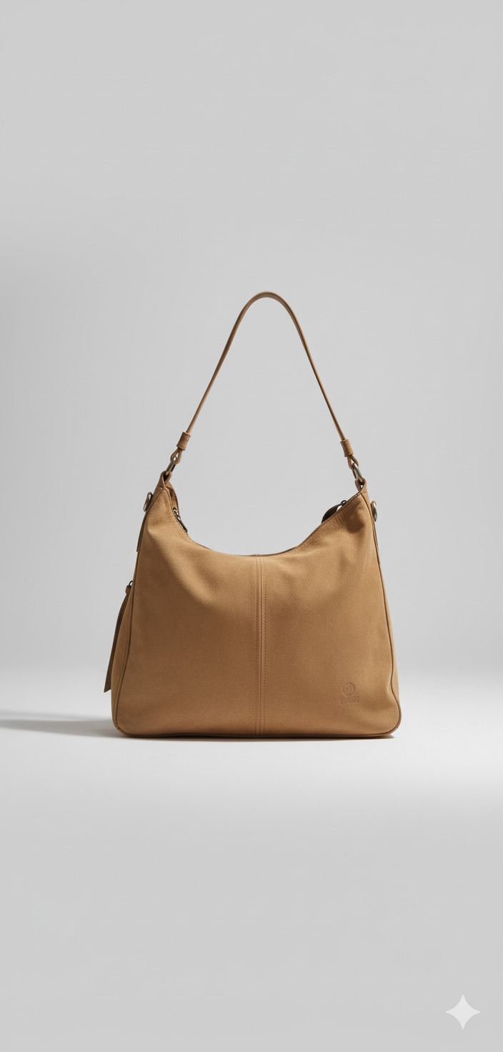 Tan Leather Shoulder Bag