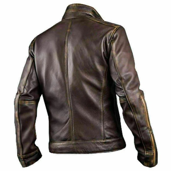 Men's Brown Leather Jacket