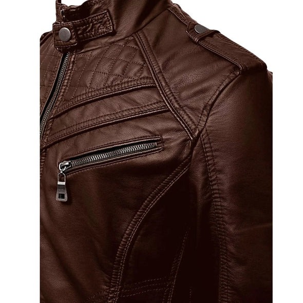 Men's Brown Leather Jacket