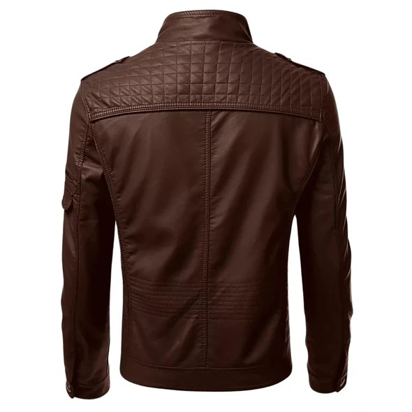 Men's Brown Leather Jacket