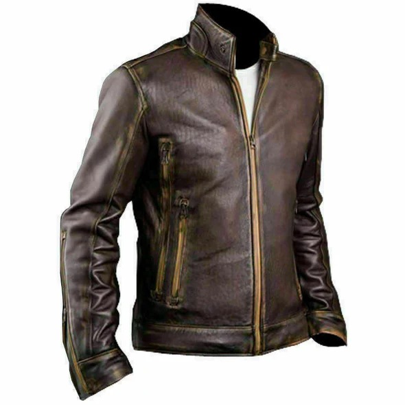Men's Brown Leather Jacket