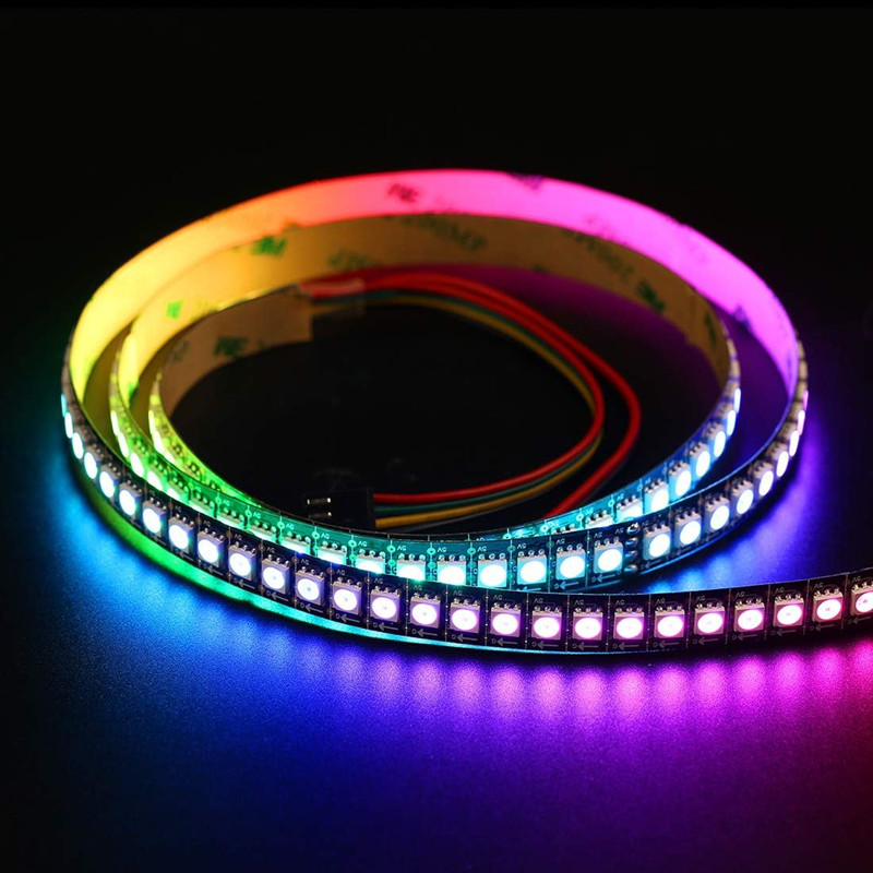 WS2812B 144LED/M IC RGB 5050SMD Pure Gold Individual Addressable LED Strip 