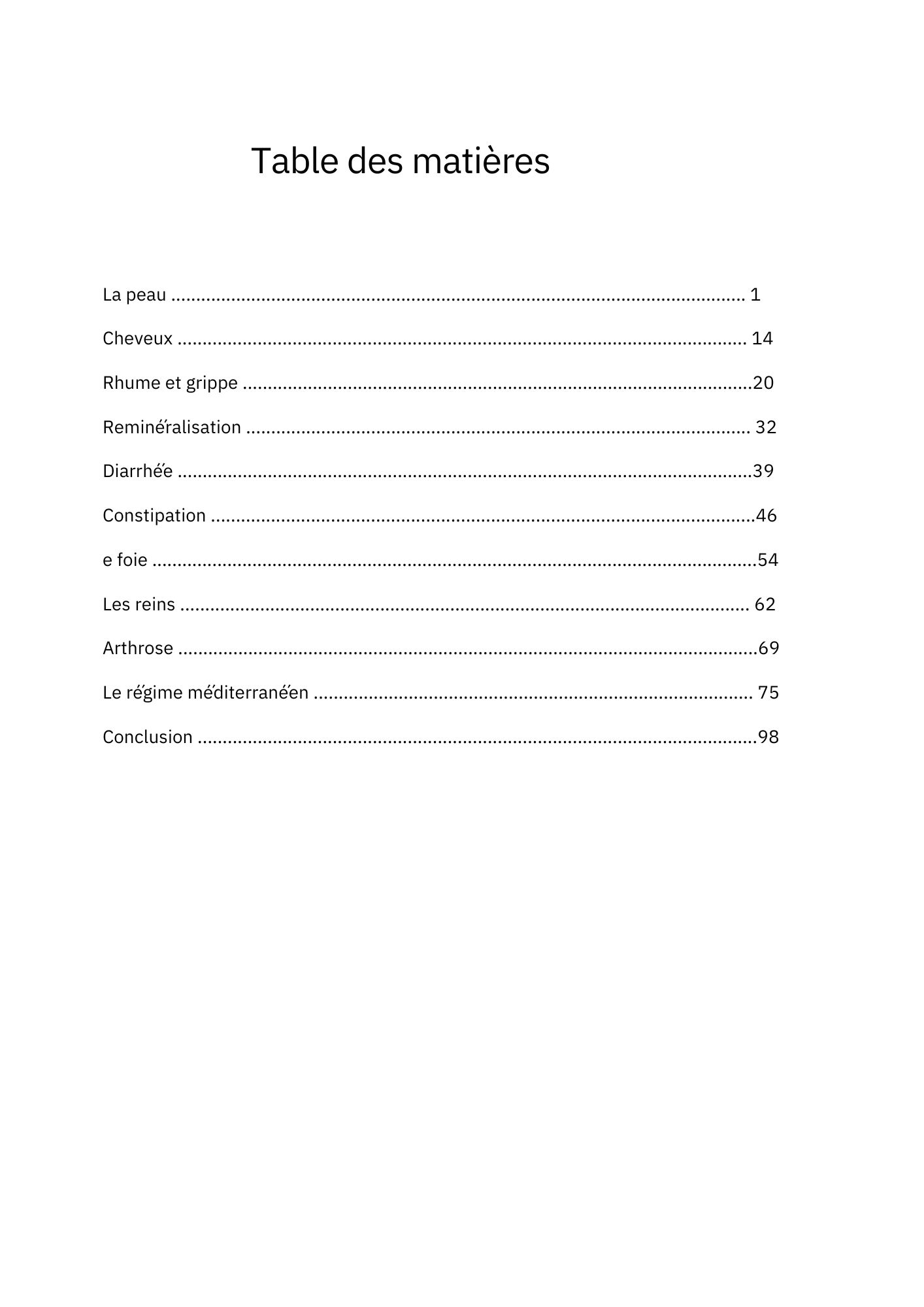 Beauté et santé : le pouvoir de l'alimentation