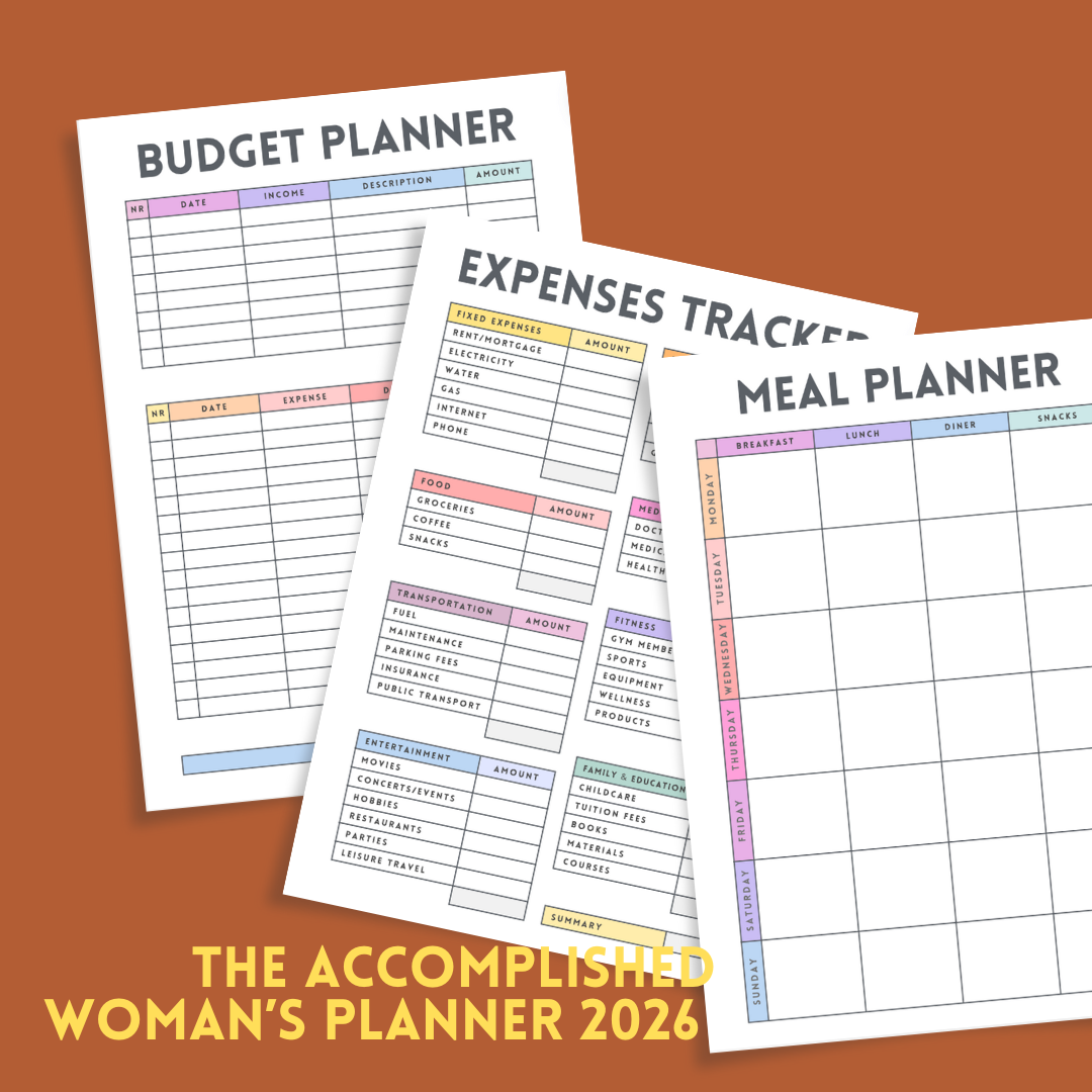 The Accomplished Woman's Digital Planner 2026 