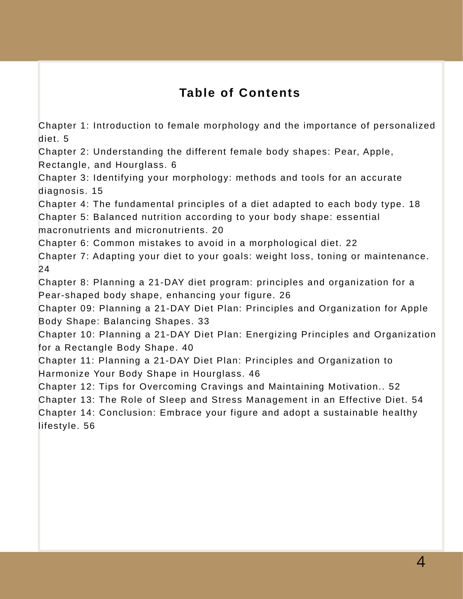 Guide EBook for Losing Weight According to Your Female Body Type