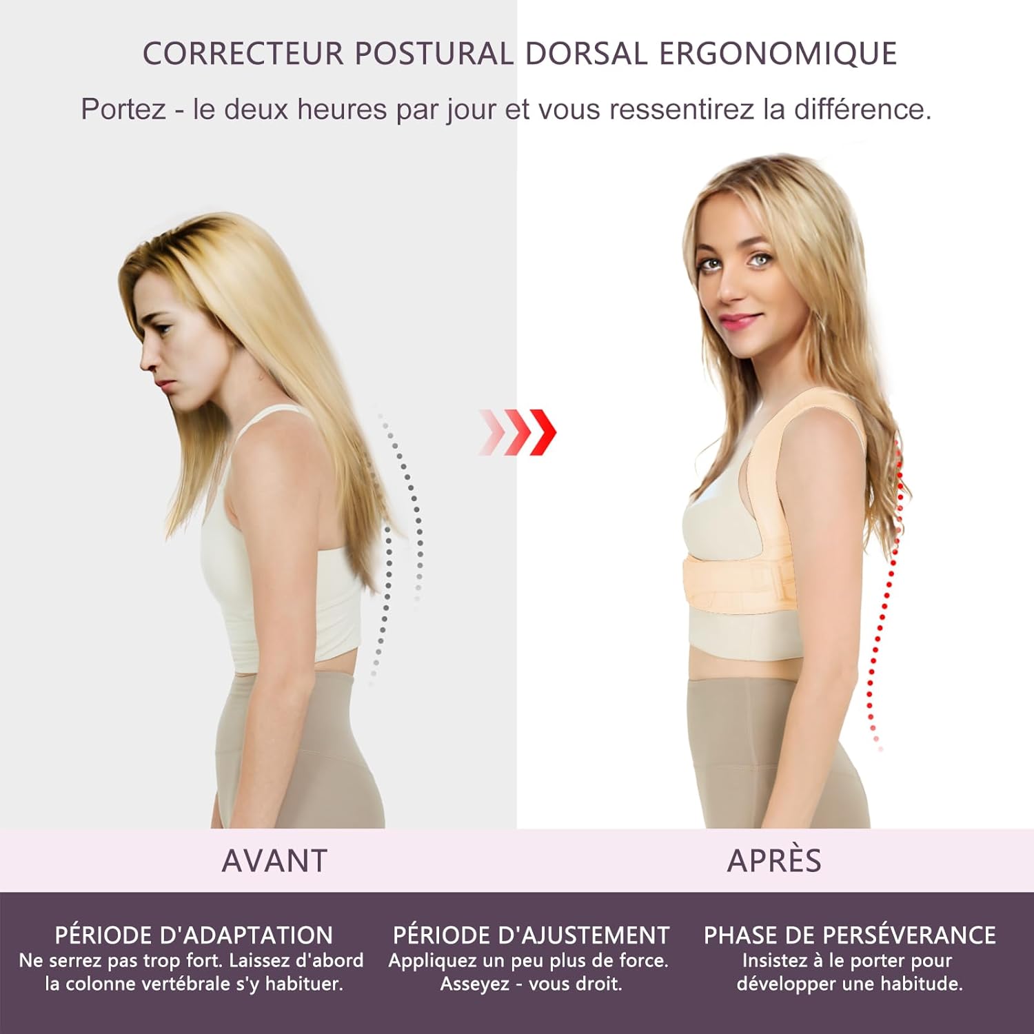 Correcteur de posture ergonomique