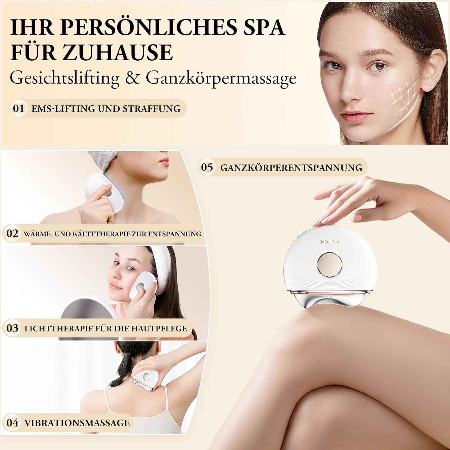 Appareil de soin du visage ANLAN