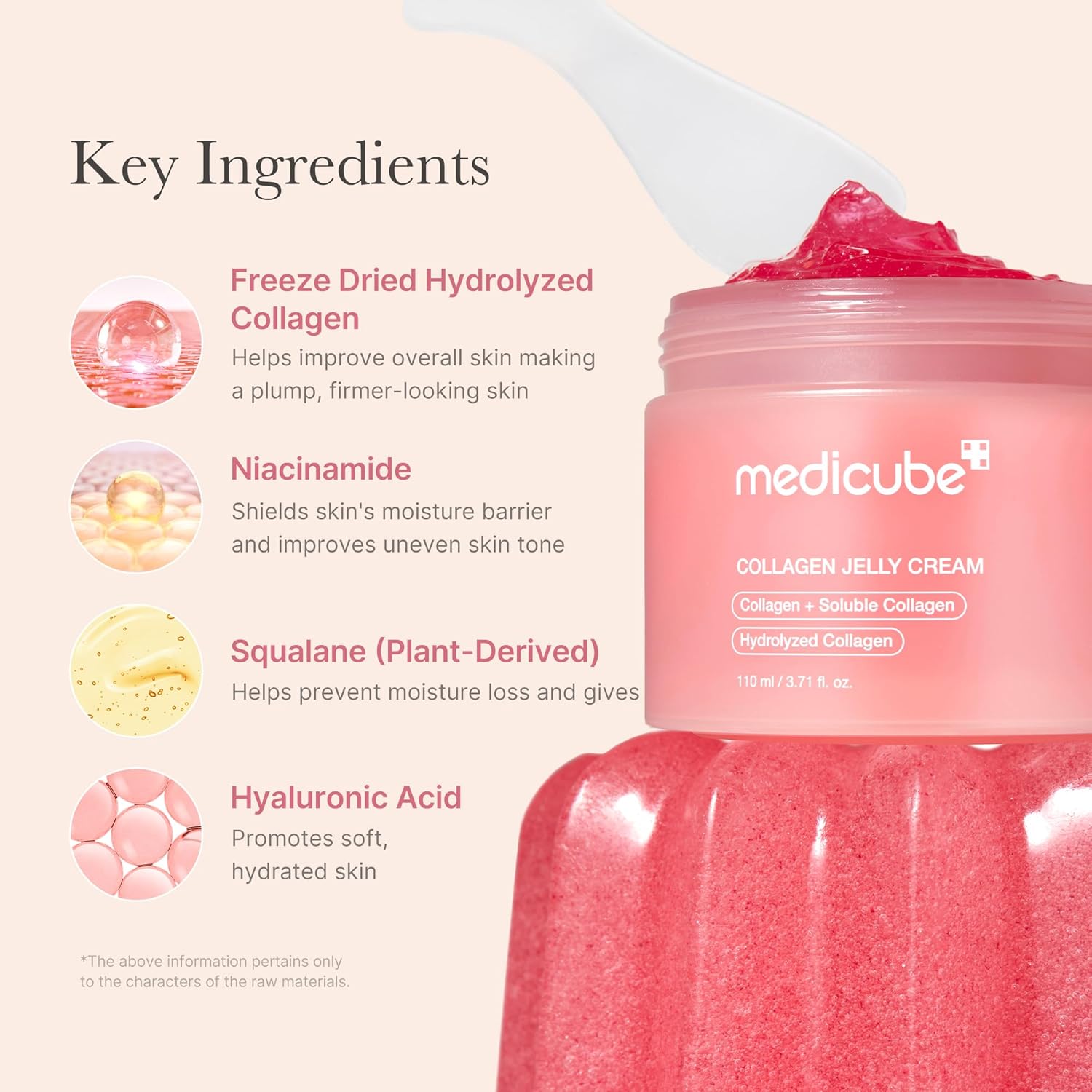 Crème de gelée au collagène