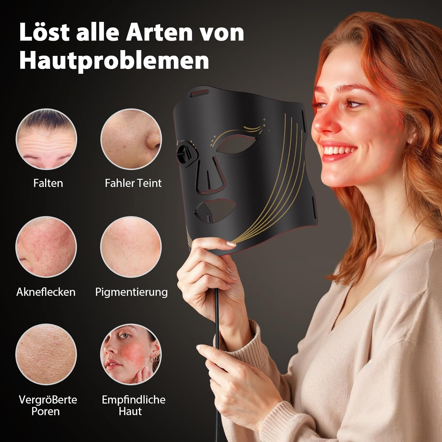Masque facial LED