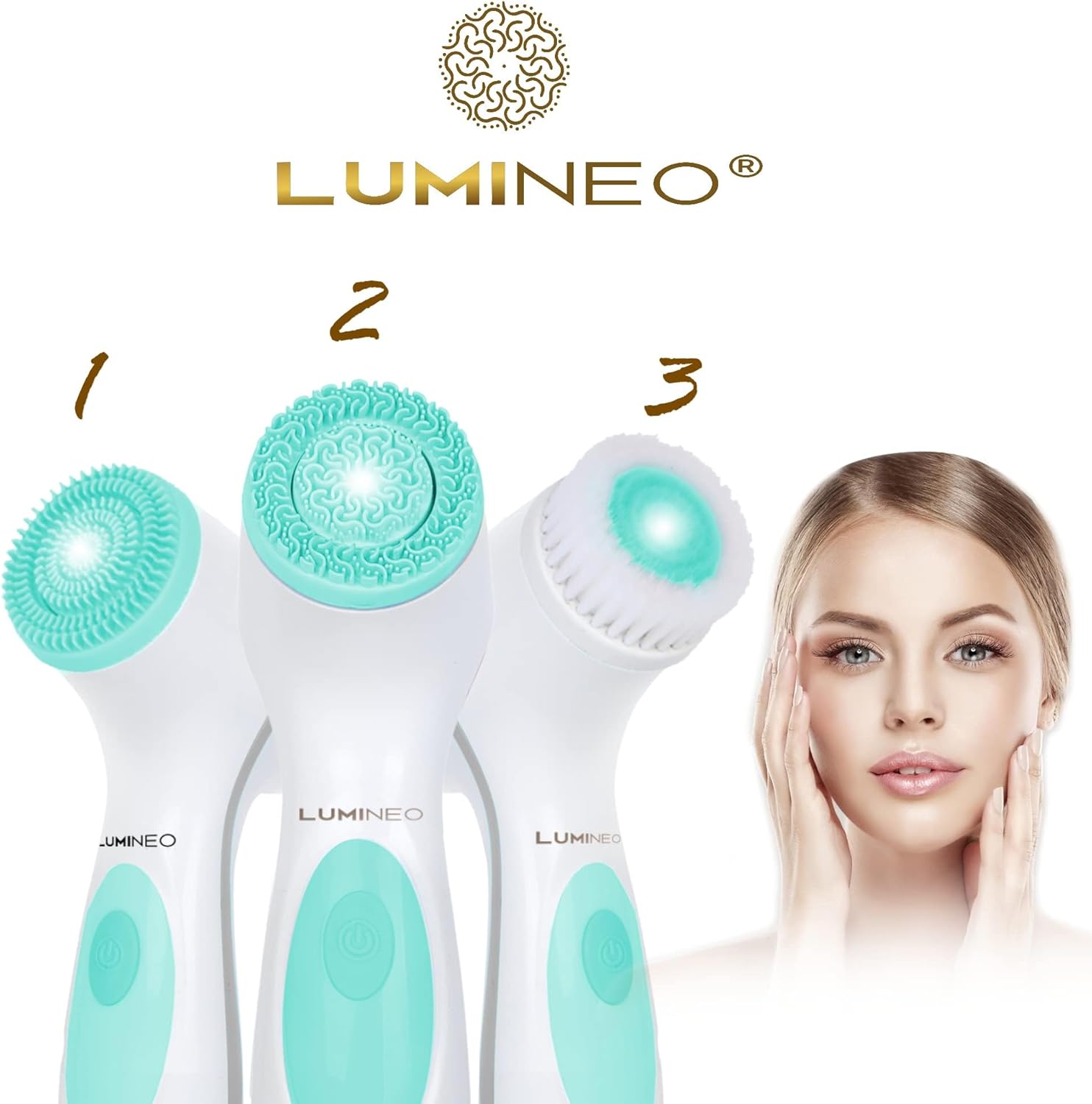Brosse nettoyante pour le visage Lumineo