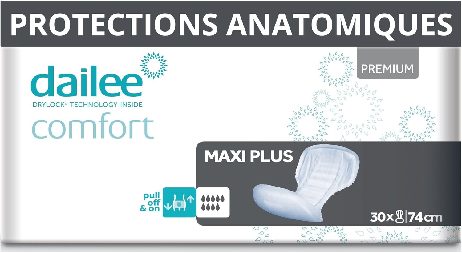 Protection anatomique Dailee Comfort Maxi Plus