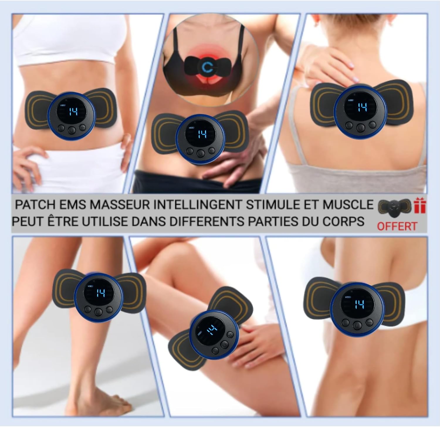 Ensemble de stimulateurs musculaires EMS