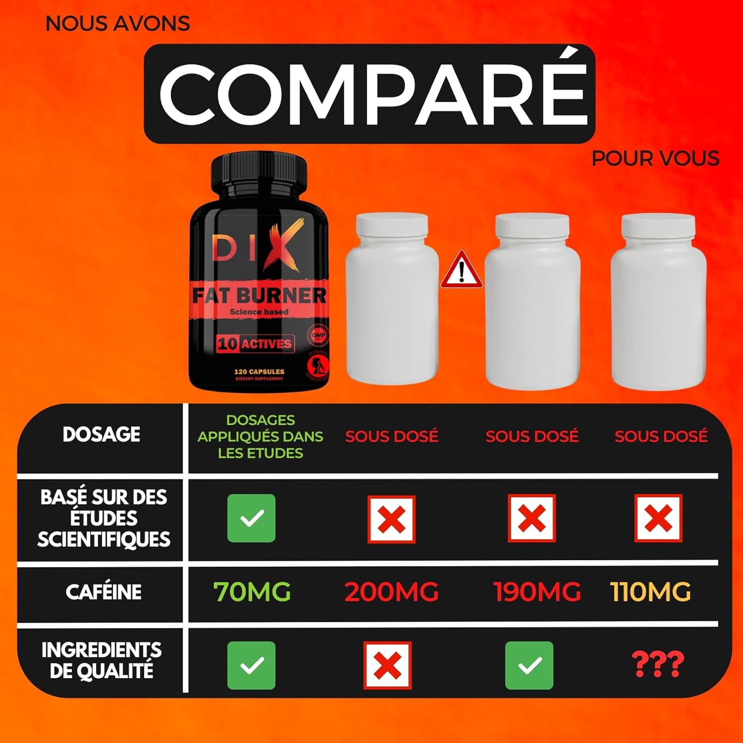 FAT BURNER BRULEUR DE GRAISSE