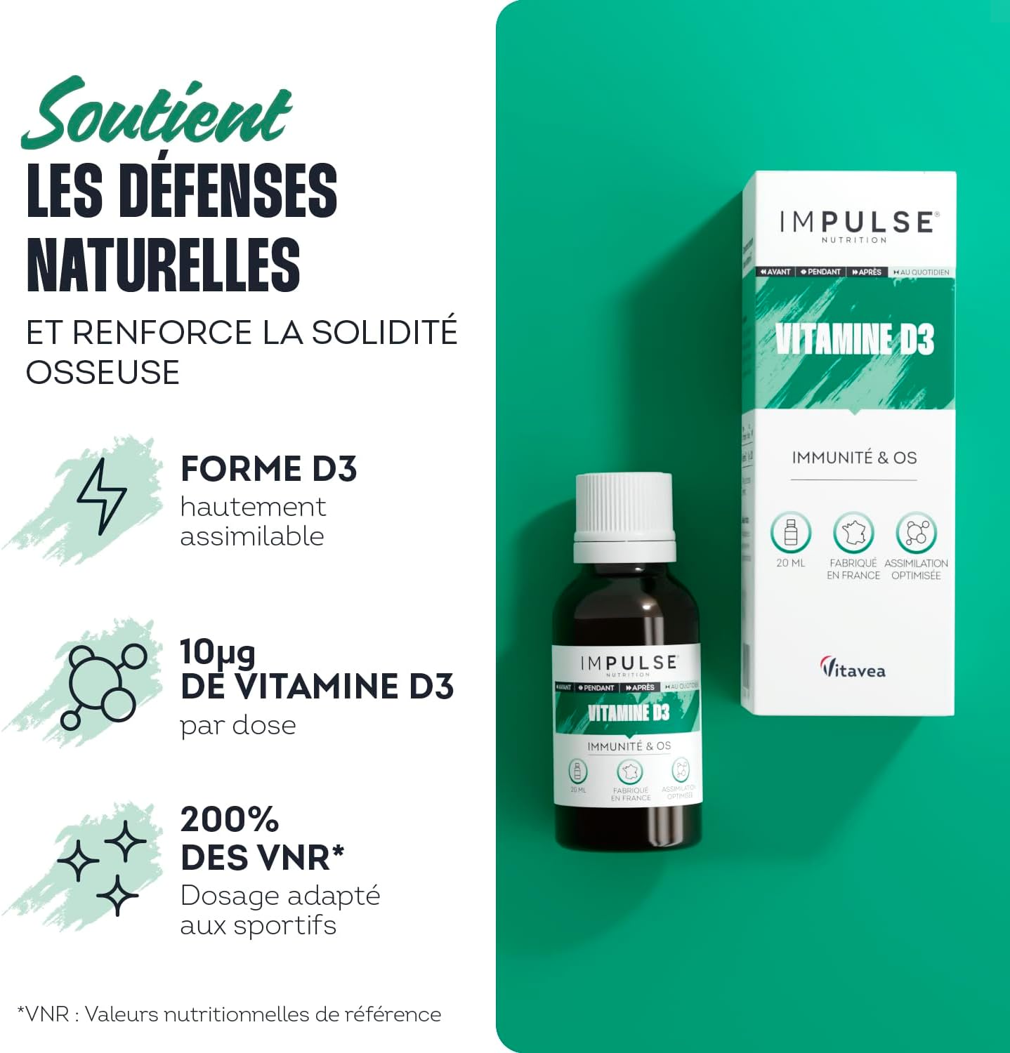 Vitamine D3 Impulse Nutrition
