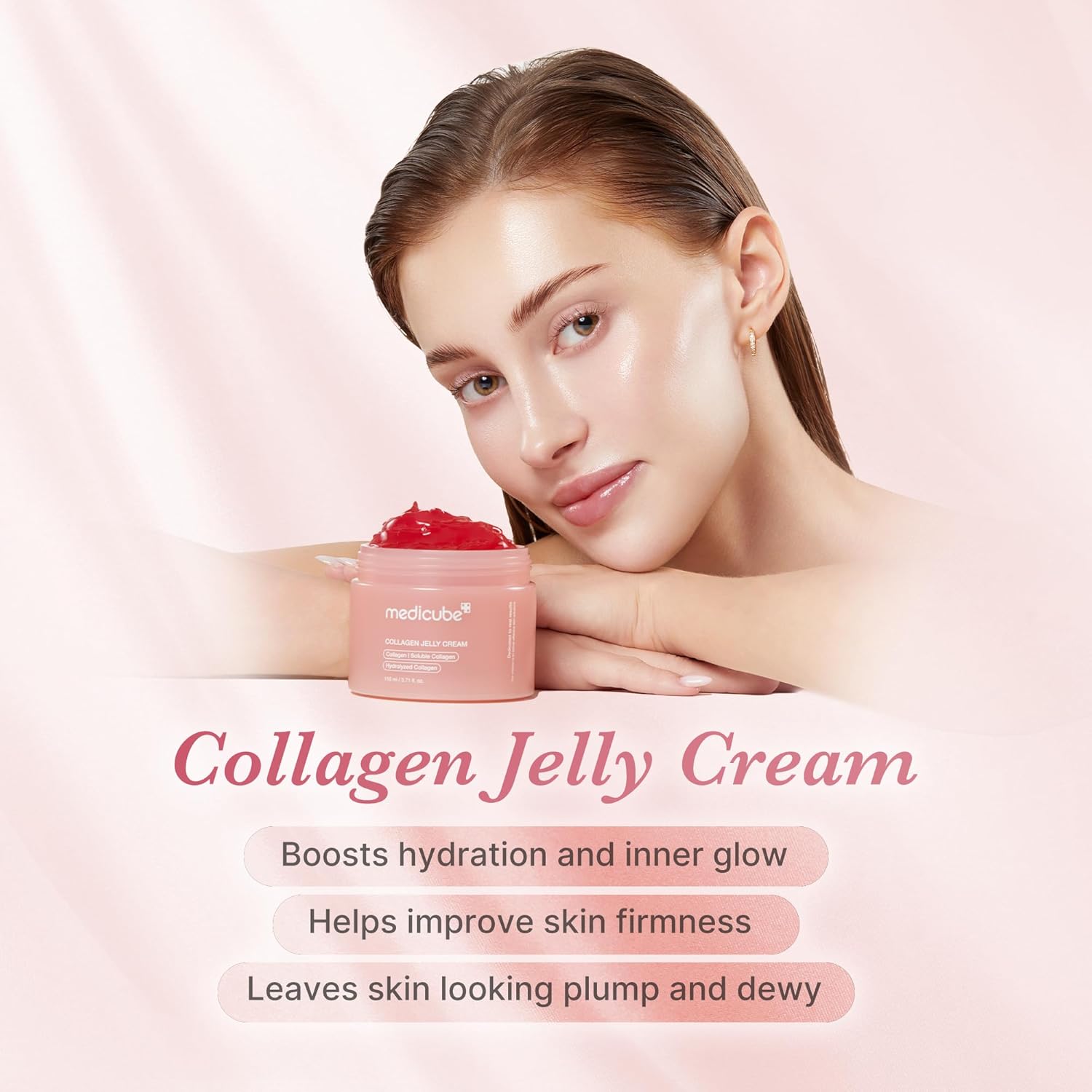 Crème de gelée au collagène