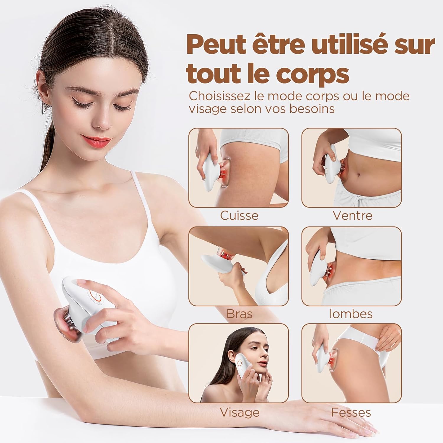 MASSEUR ANTI CELLULITE A VENTOUSE