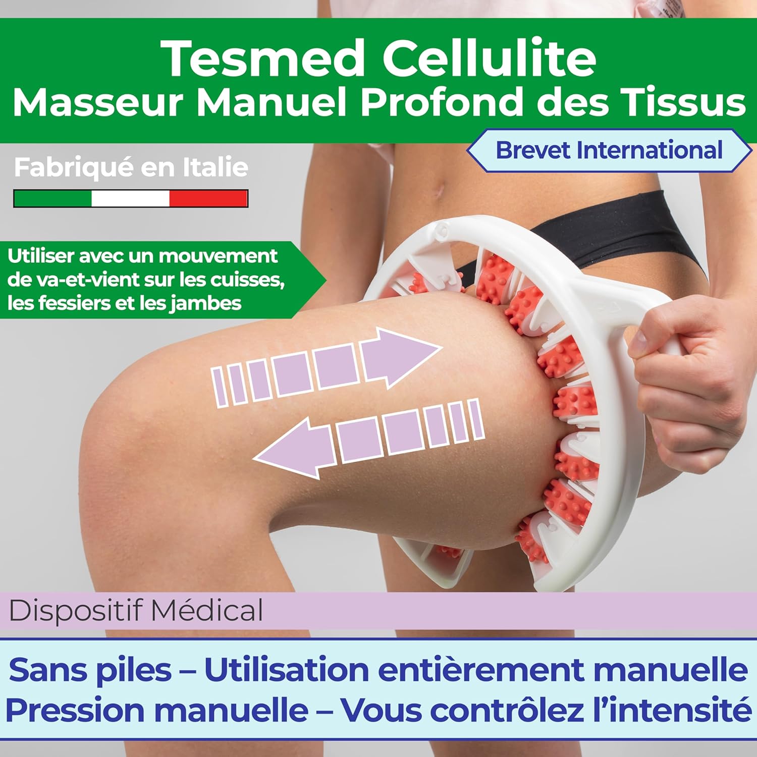 MASSEUR ANTI-CELLULITE TESMED CELULLITE