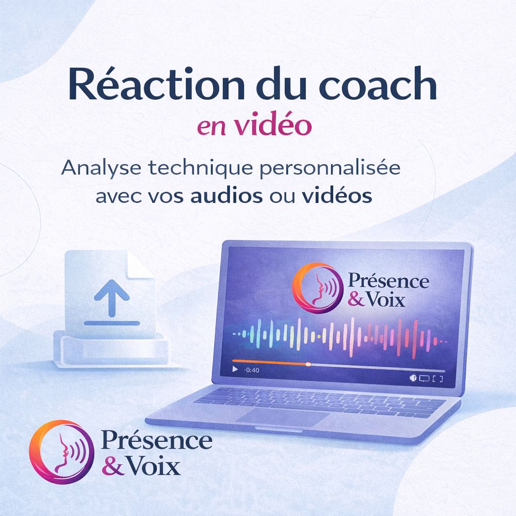 Réaction du coach en vidéo Analyse technique personnalisée d’après vos audios ou vidéos