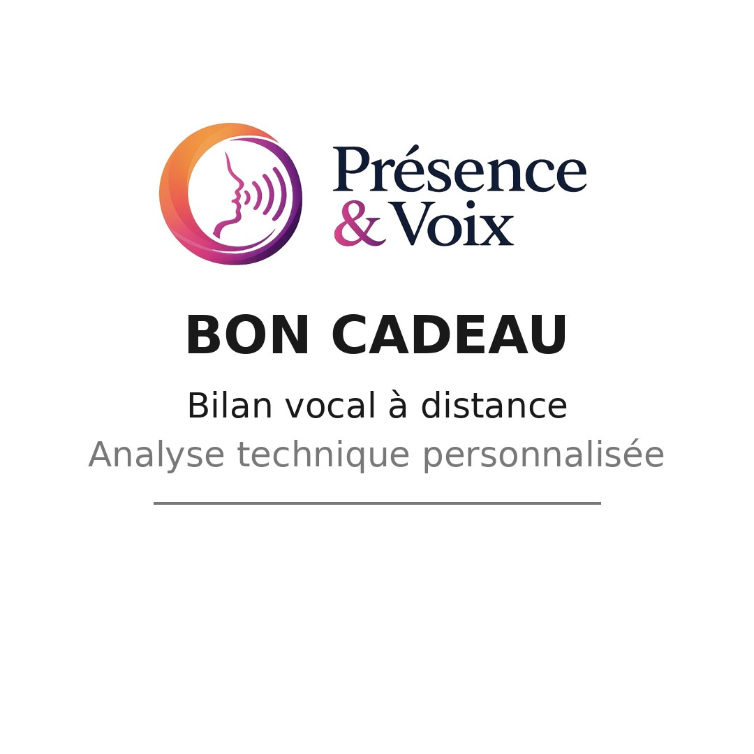 Bon cadeau, analyse technique, bilan vocal 