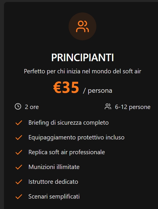 PACCHETTO NOLEGGIO RECLUTA