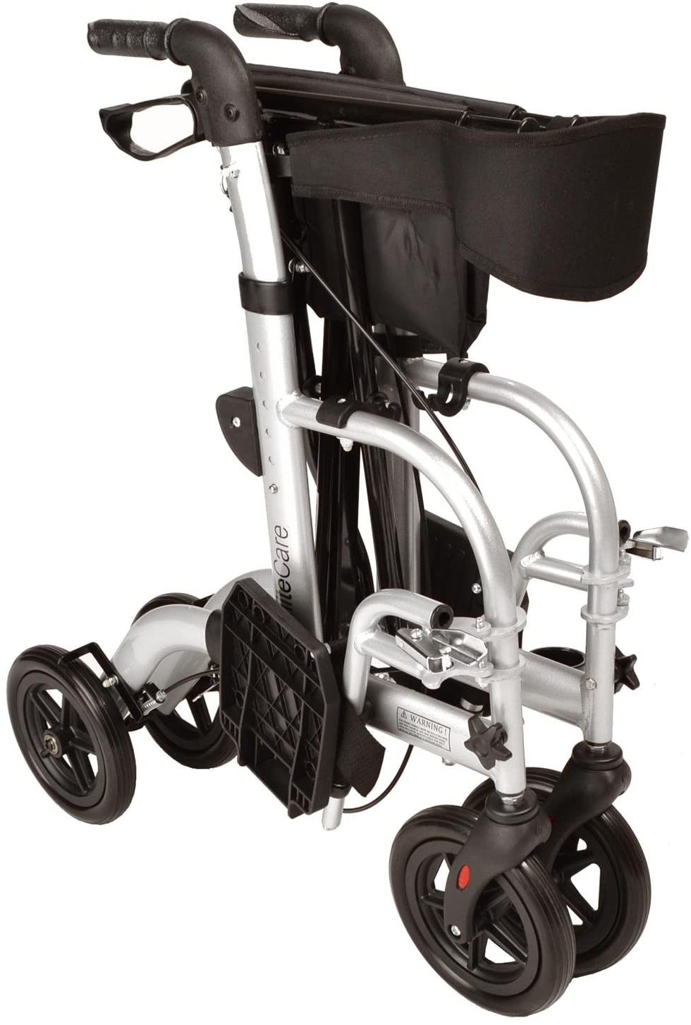 Hybrid Duo 2 in 1 Rollator Wheeled Walker Walking Frame/Folding Transfer Wheelchair