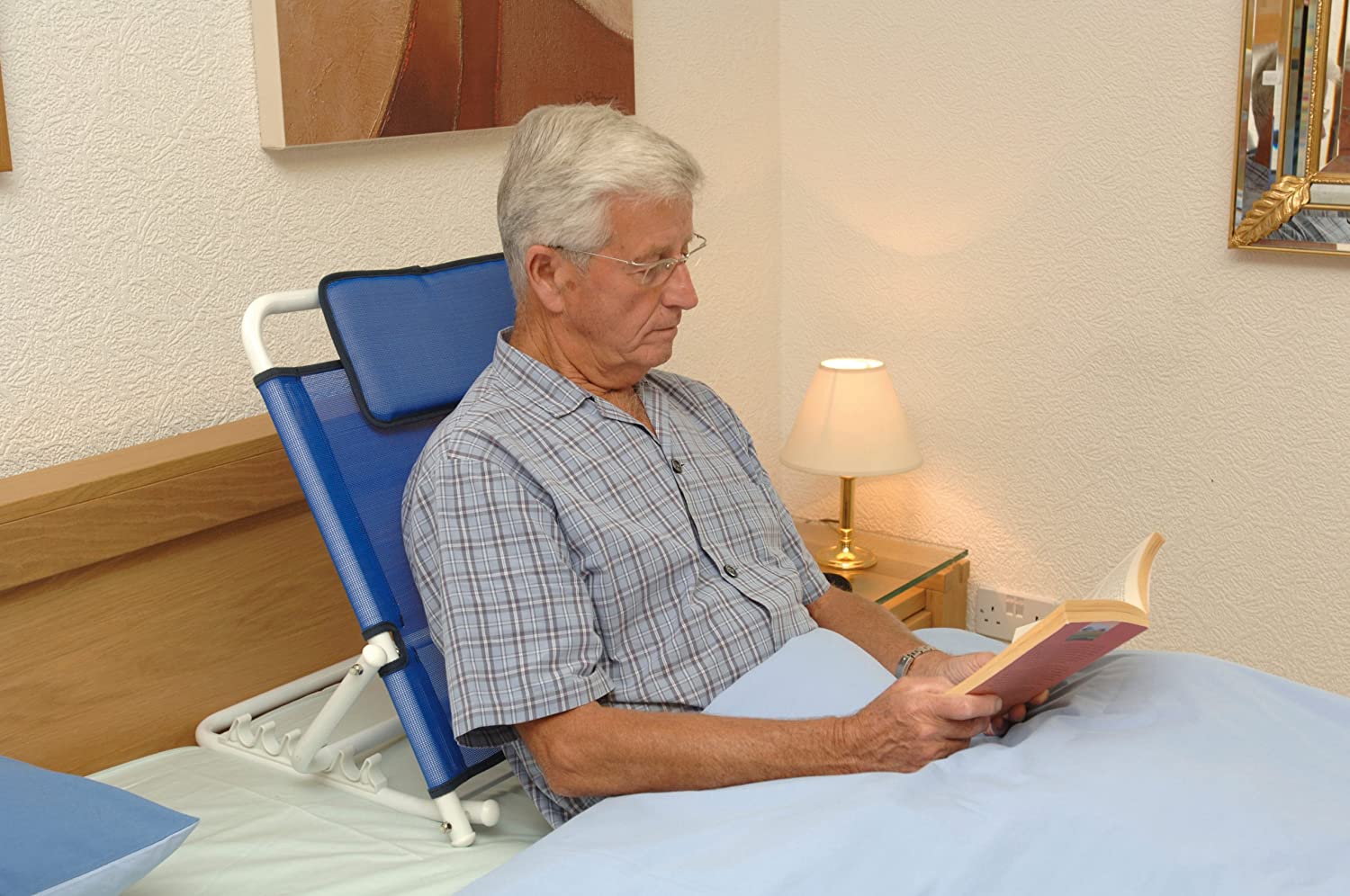 Adjustable Angle Back Rest – Comfortable Bed Support