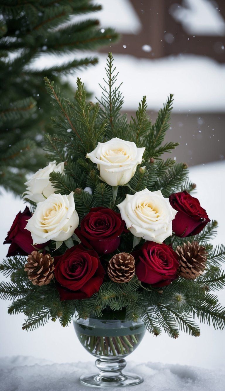 ❄️ Winter Glow Holiday Vase