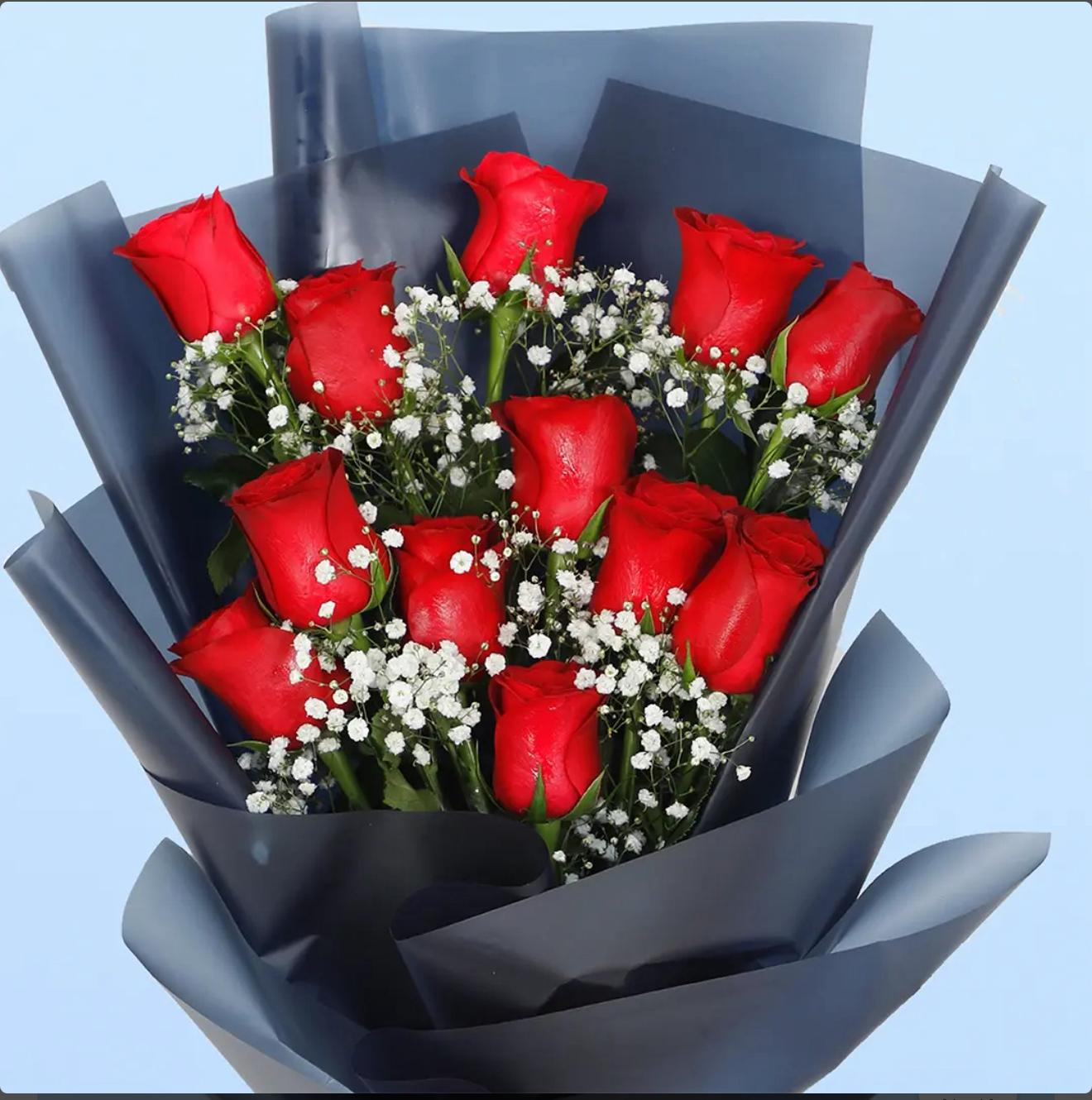 Classic Red Rose Bouquet