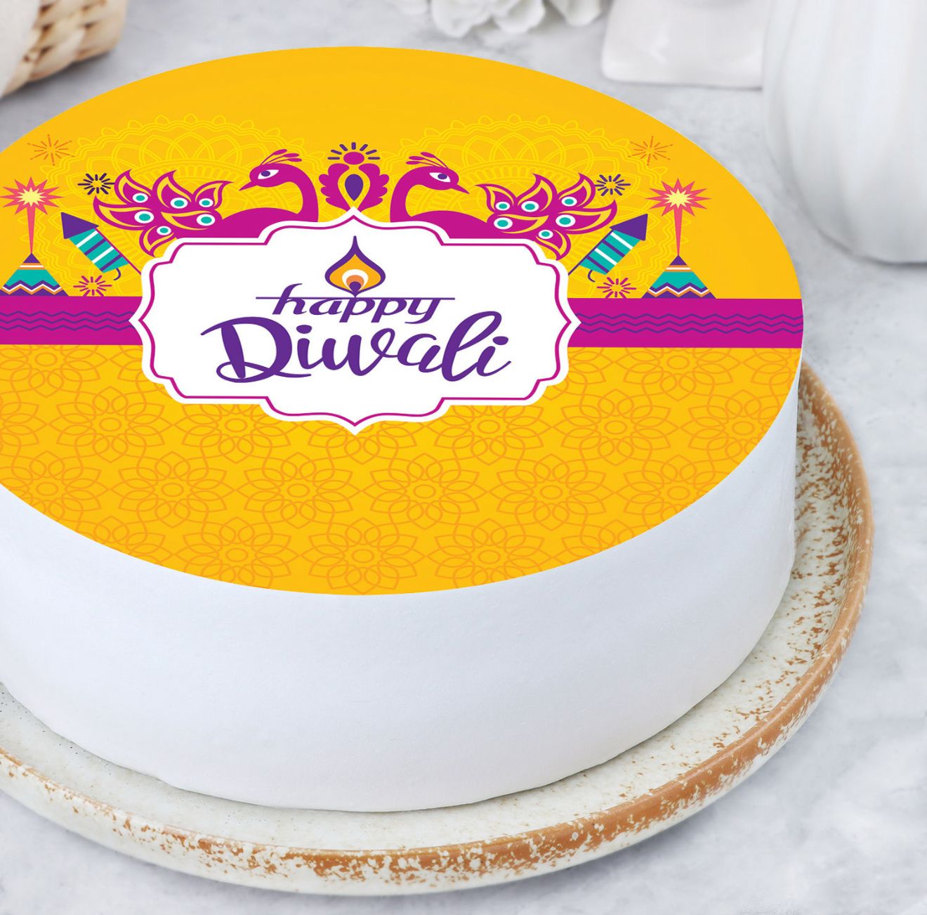 Happy Diwali Theme Cake
