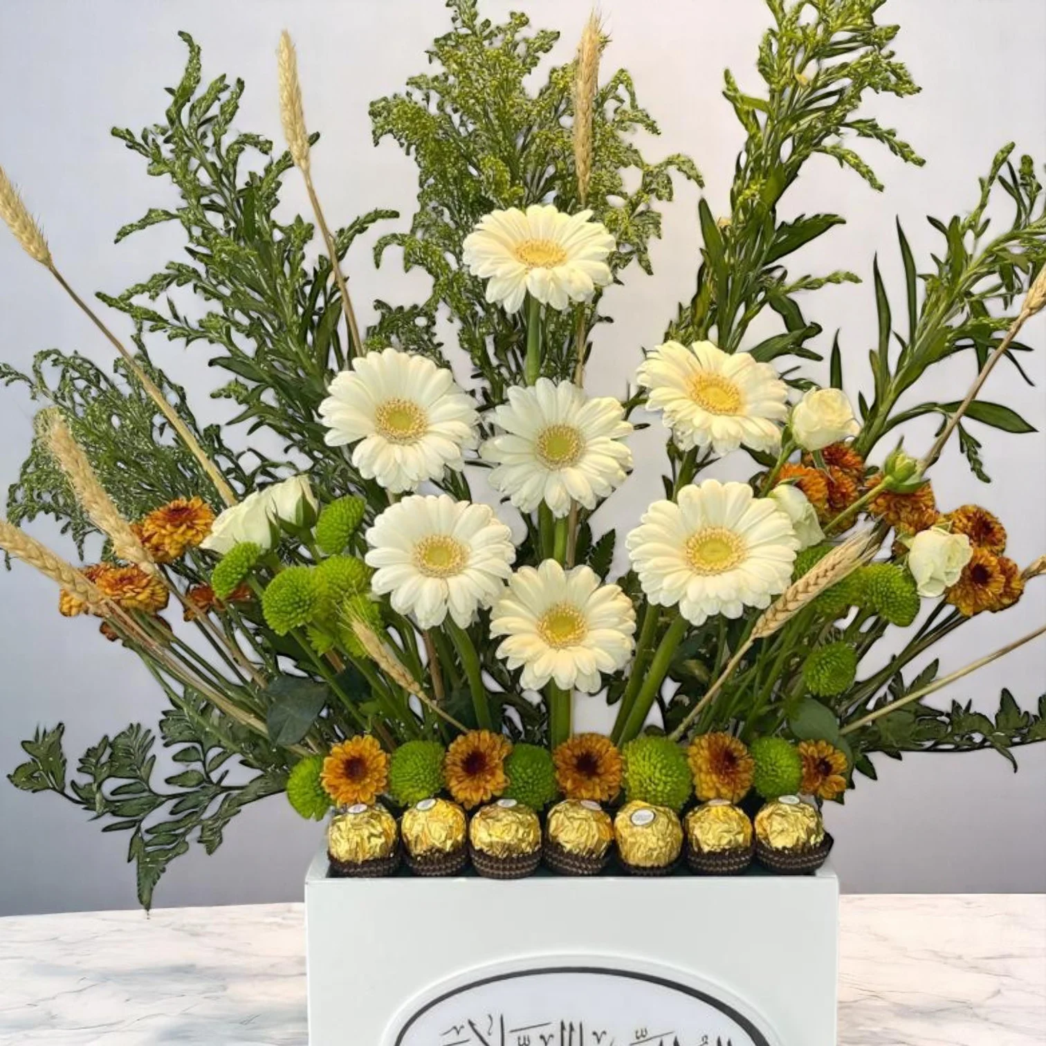 Elegant Floral Chocolate Arrangement