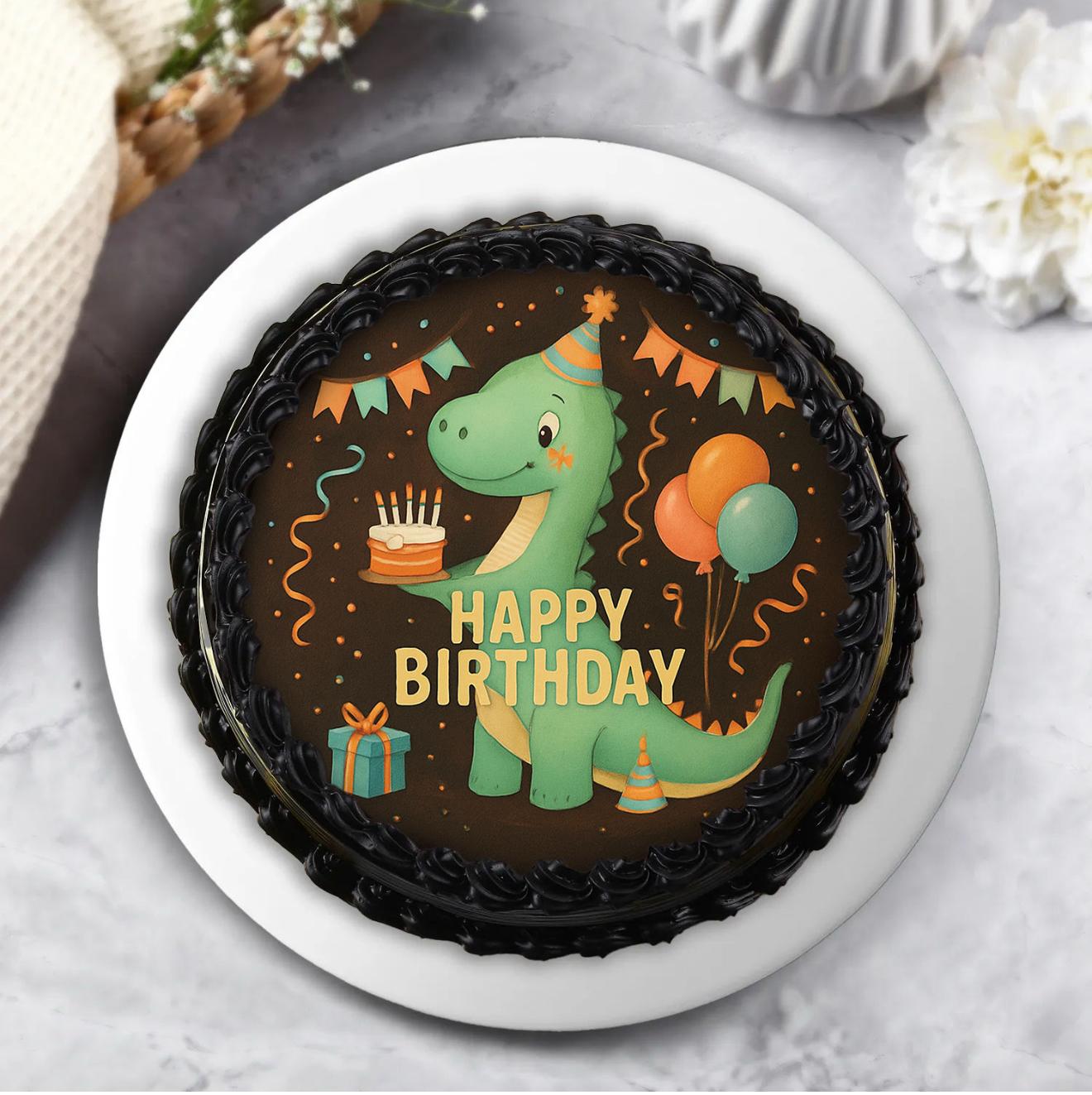  Dinosaur Birthday Cake