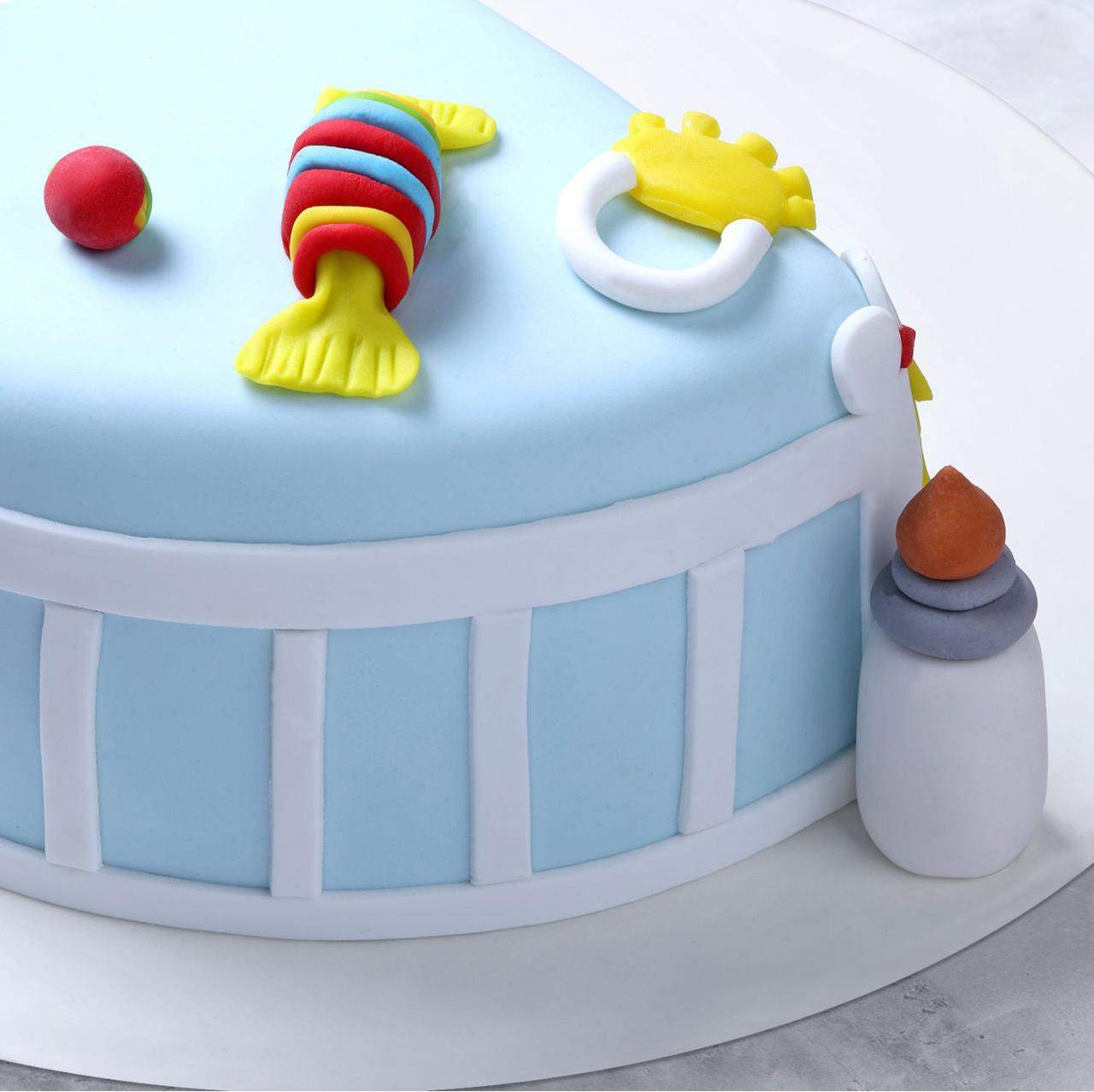 🚼 Baby Shower Theme Cake – A Sweet Welcome