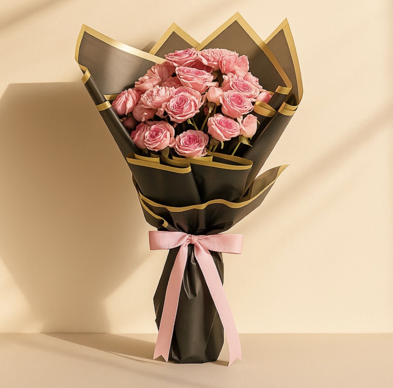 🖤 Pink Rose Elegance Bouquet